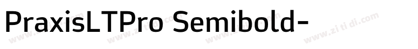 PraxisLTPro Semibold字体转换